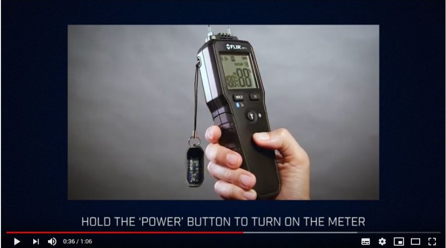 Video Medidor de humedad FLIR MR55