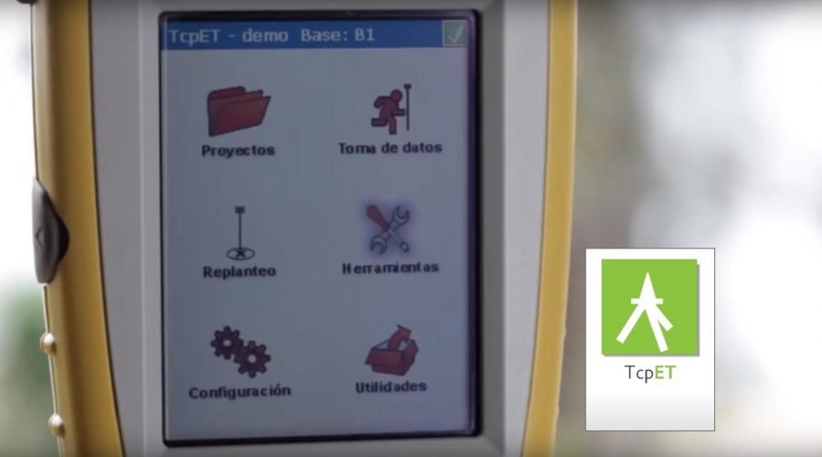 Video TCP ET. Software de toma de datos y replanteo TCP ET de Aplitop