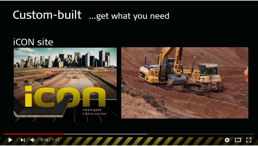 Video Control de maquinaria Leica para perforadoras y cimentadoras