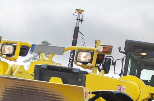 Imagen Control de maquinaria Leica para niveladoras