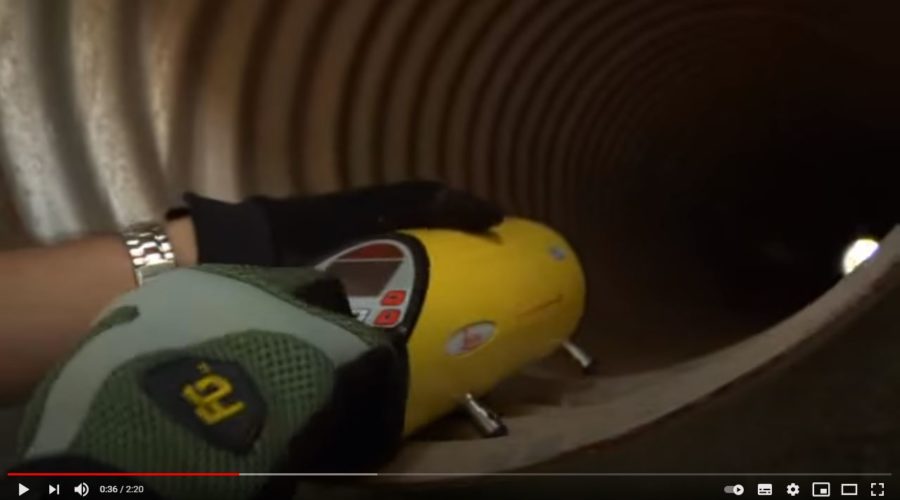 Video Láser de tuberías Leica piper rayo verde