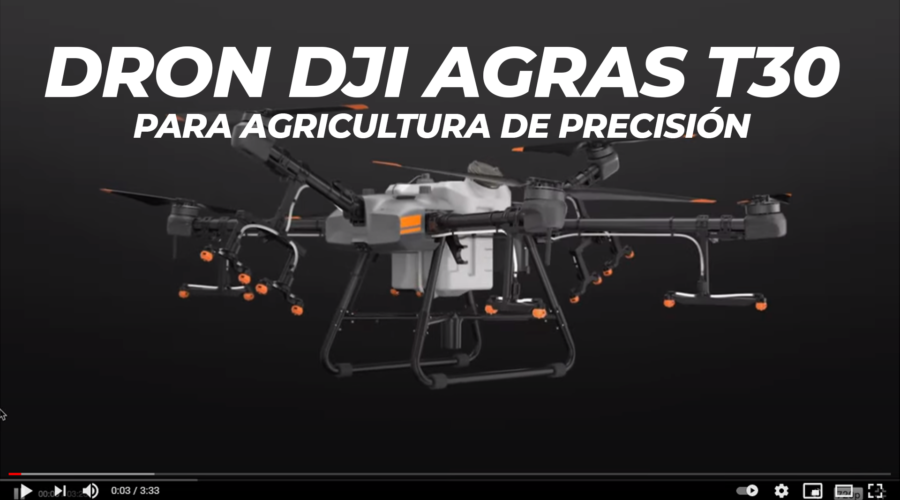 Video Dron Pulverizador DJI AGRAS T30