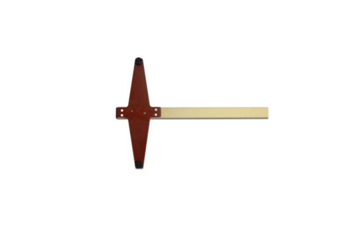 Imagen Escuadra para medición de ángulos en vía